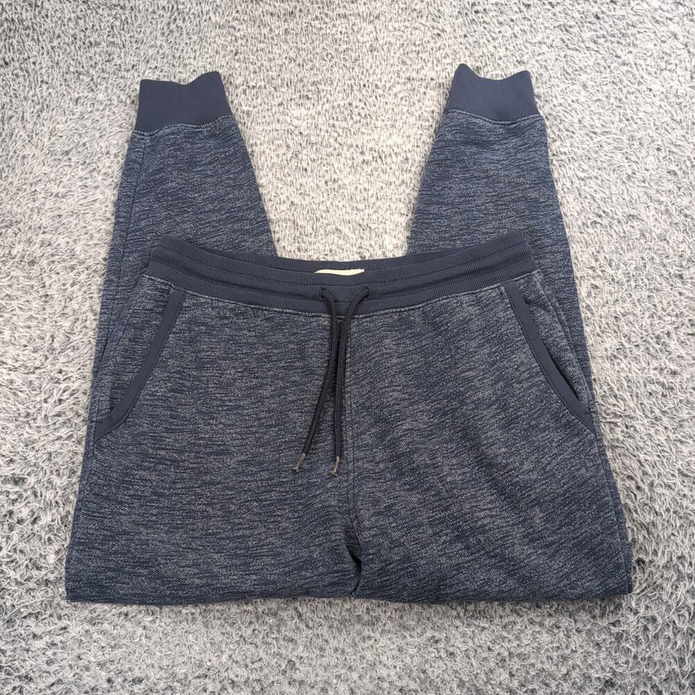Hollister Pants Men Small Blue Fleece Tapered Athleisure Sweatpants Gym Jogger